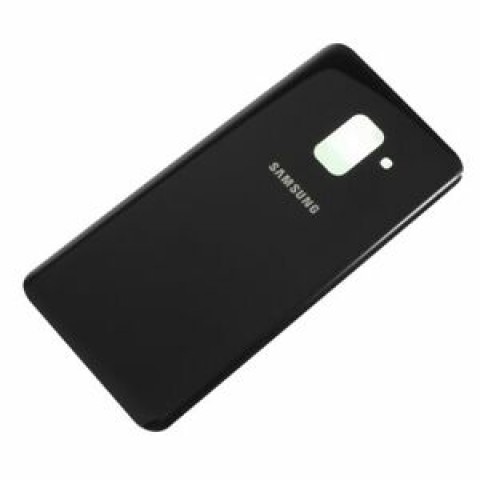 Galinis dangtelis Samsung A530 A8 2018 juodas (black) HQ
